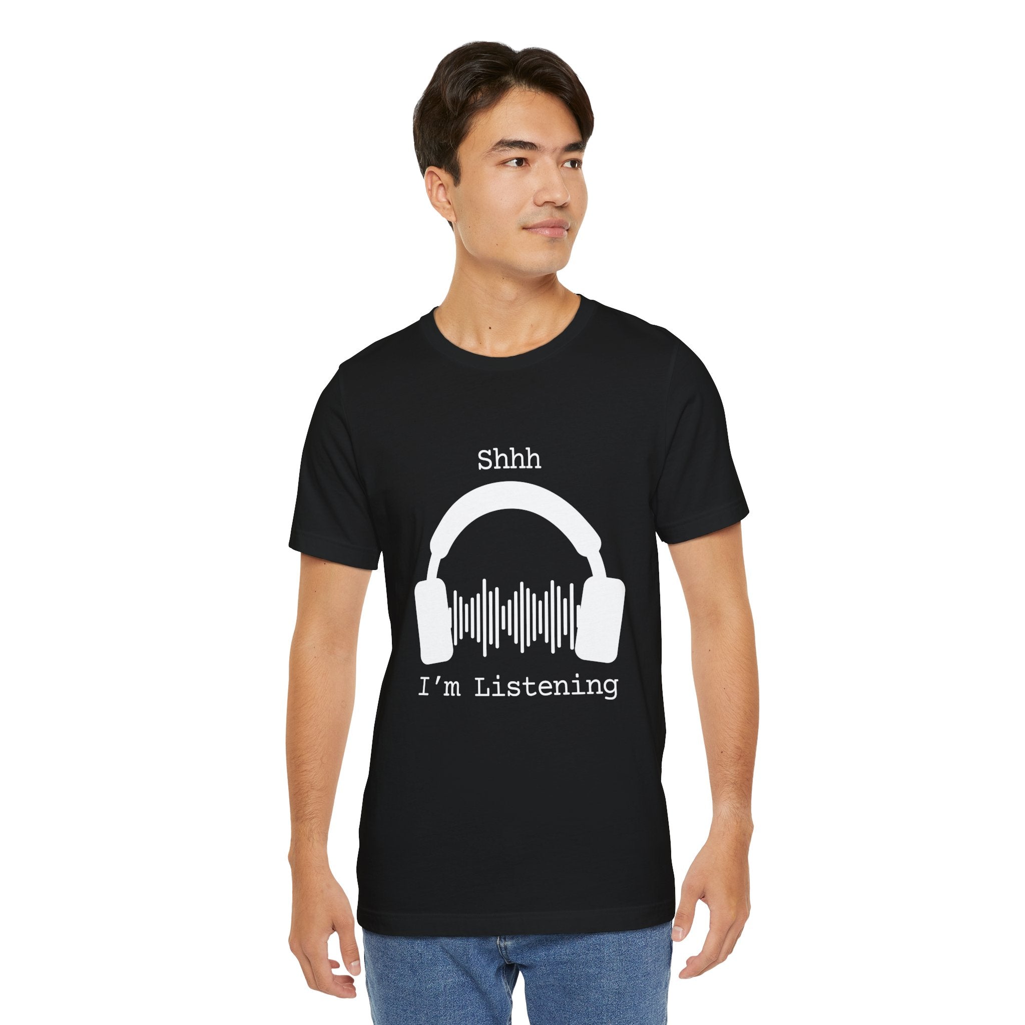 Shh I'm Listening Sound Department Film Crew Tee
