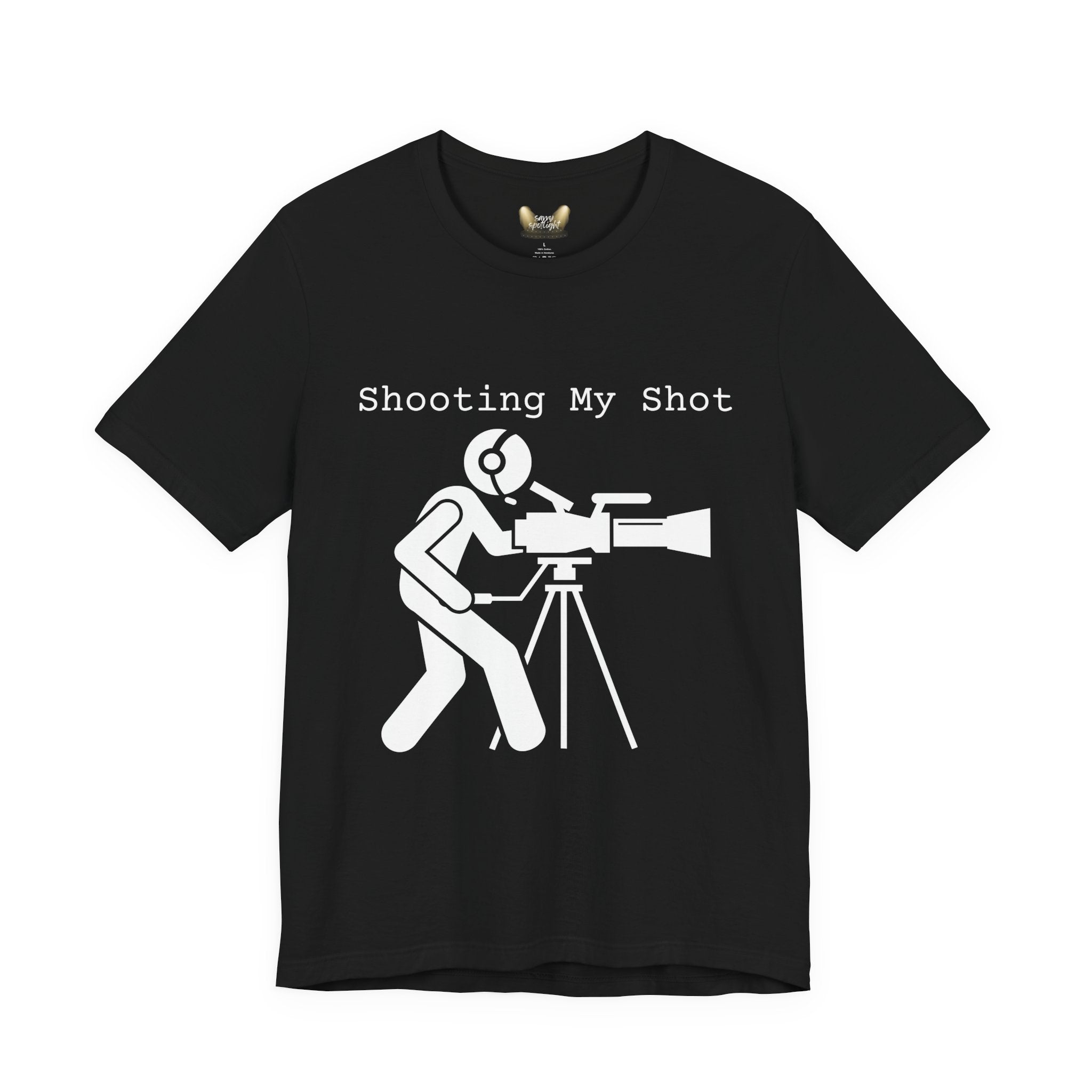 Shoot My Shot Camera Department Film Crew Tee