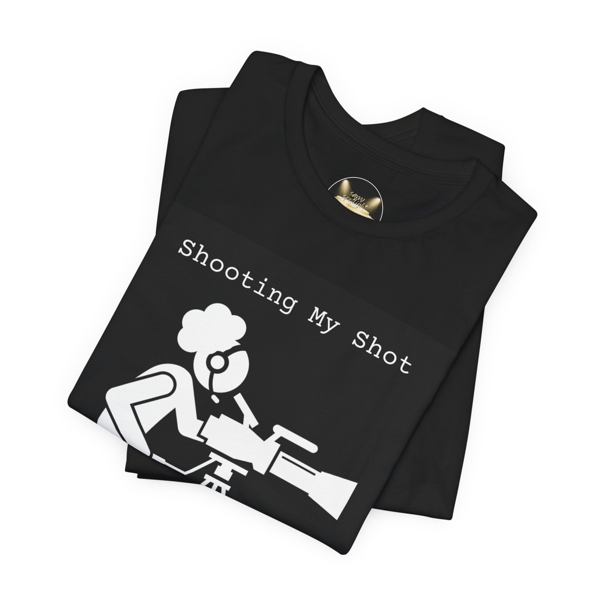 Shoot My Shot Camera Department Afropuff Film Crew Tee