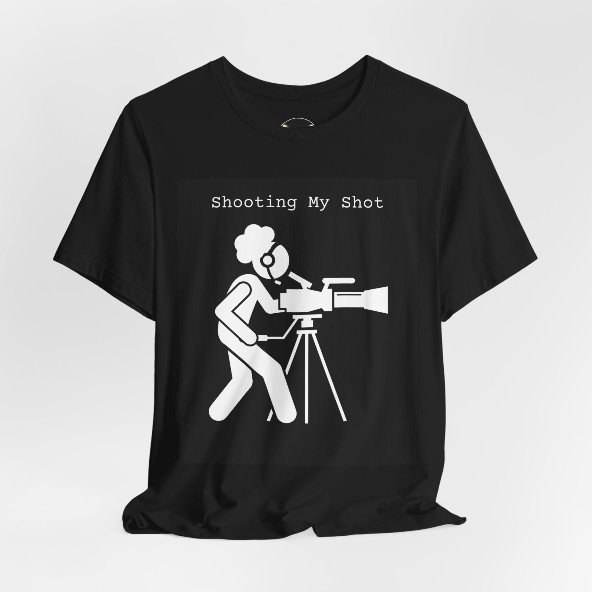 Shoot My Shot Camera Department Afropuff Film Crew Tee