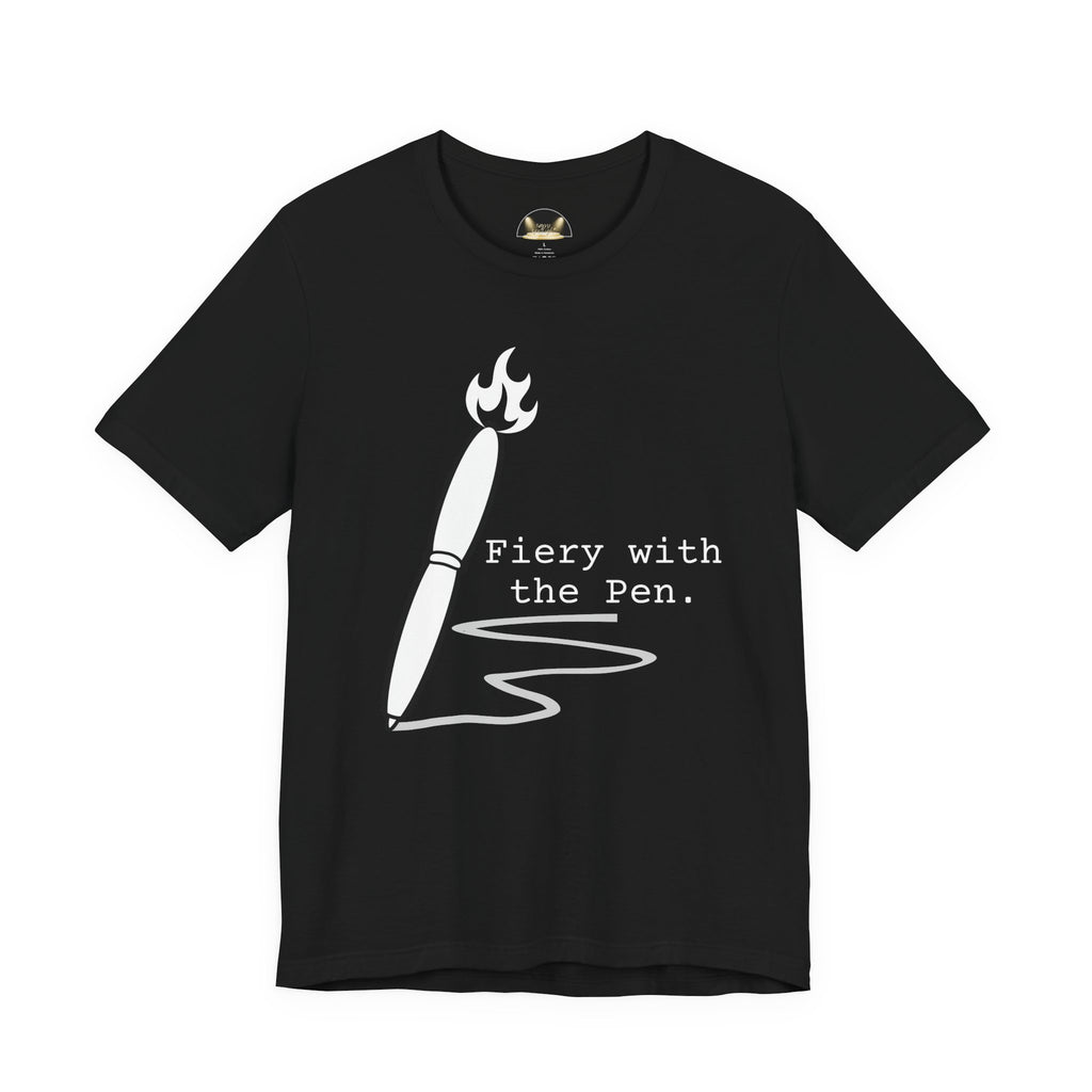 Fiery with the Pen Writer Film Crew Tee