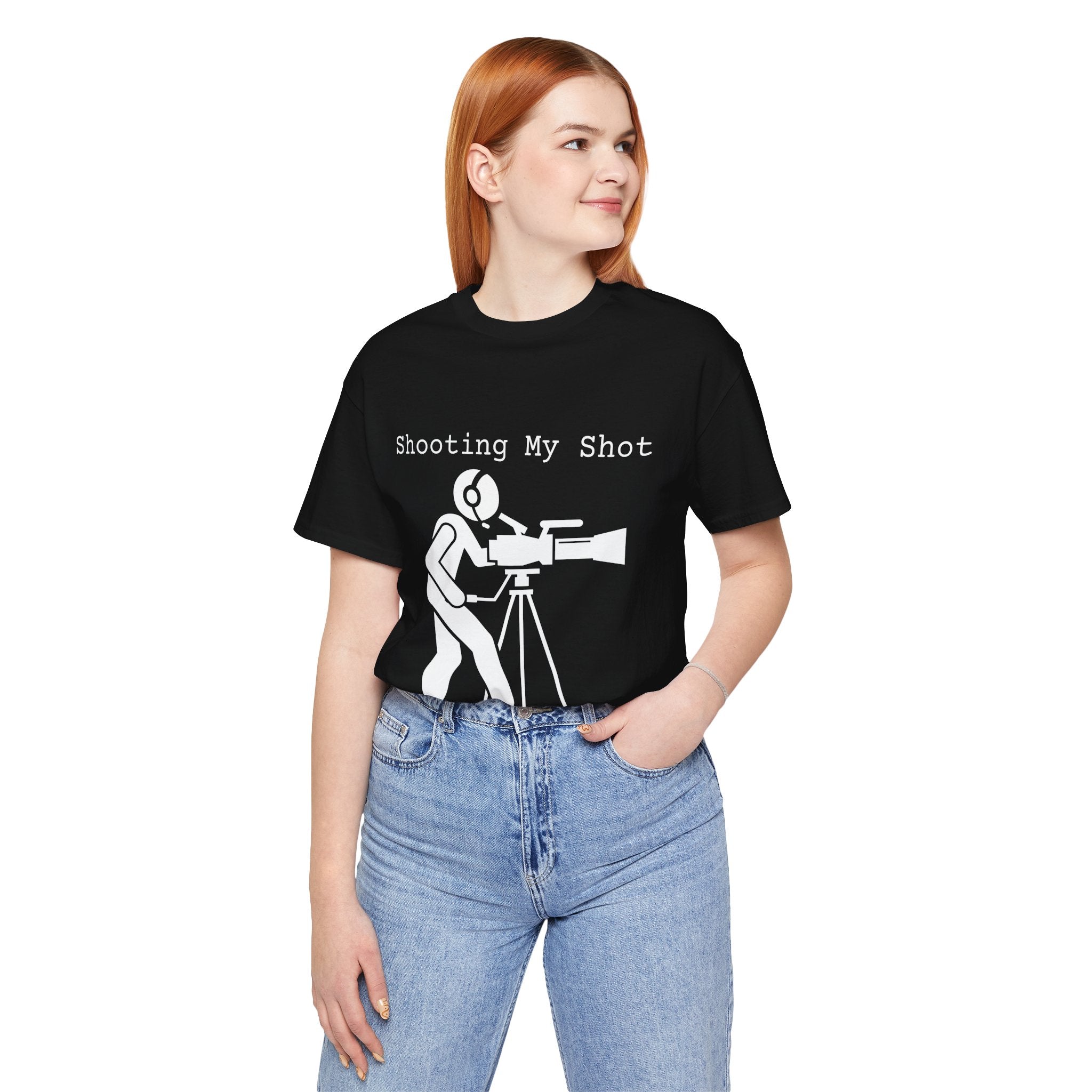 Shoot My Shot Camera Department Film Crew Tee