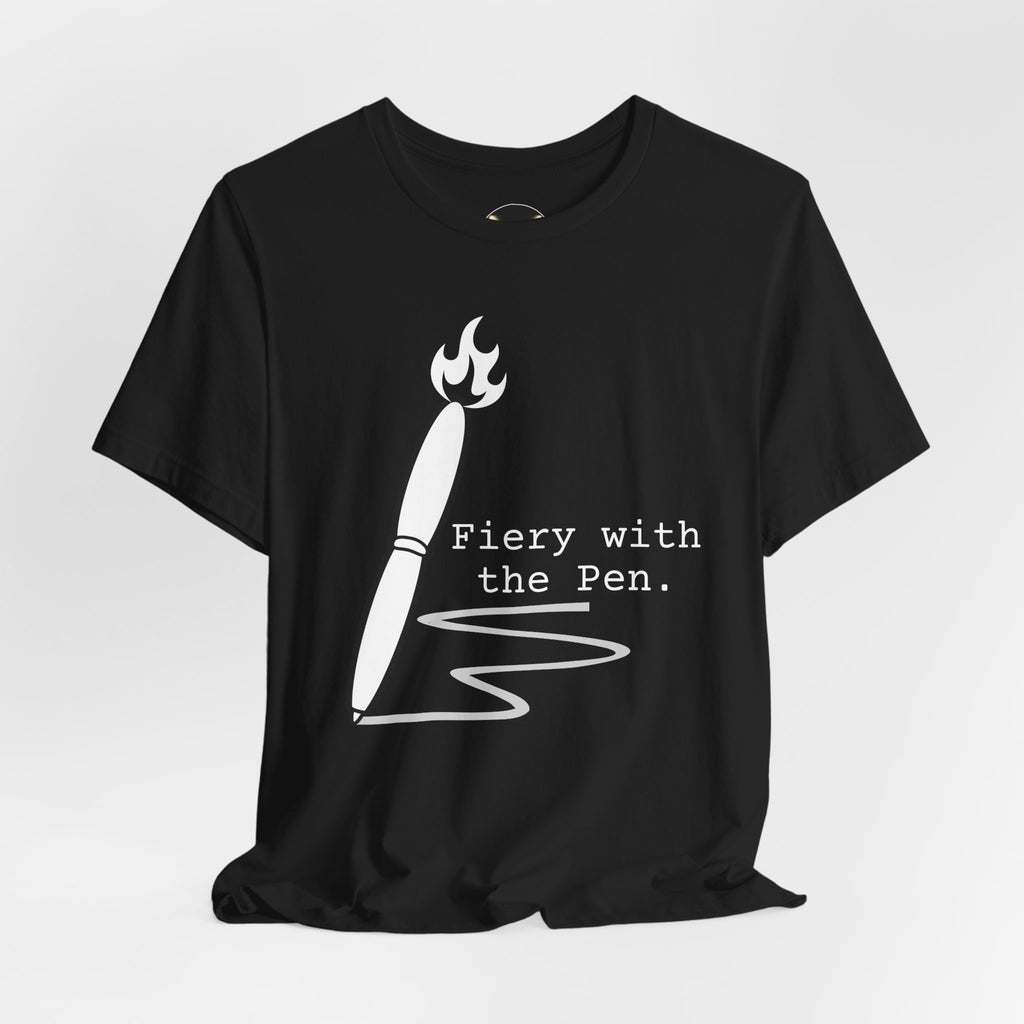 Fiery with the Pen Writer Film Crew Tee